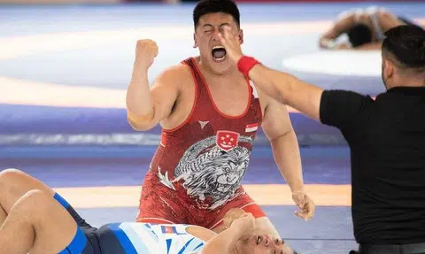 SEA Games 2023: Timothy Loh wins Singapore's first wrestling gold