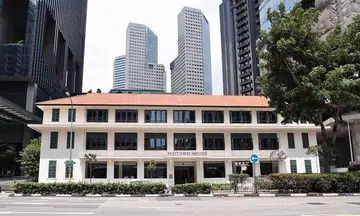 Conserved parts of old Beach Road Police Station on display