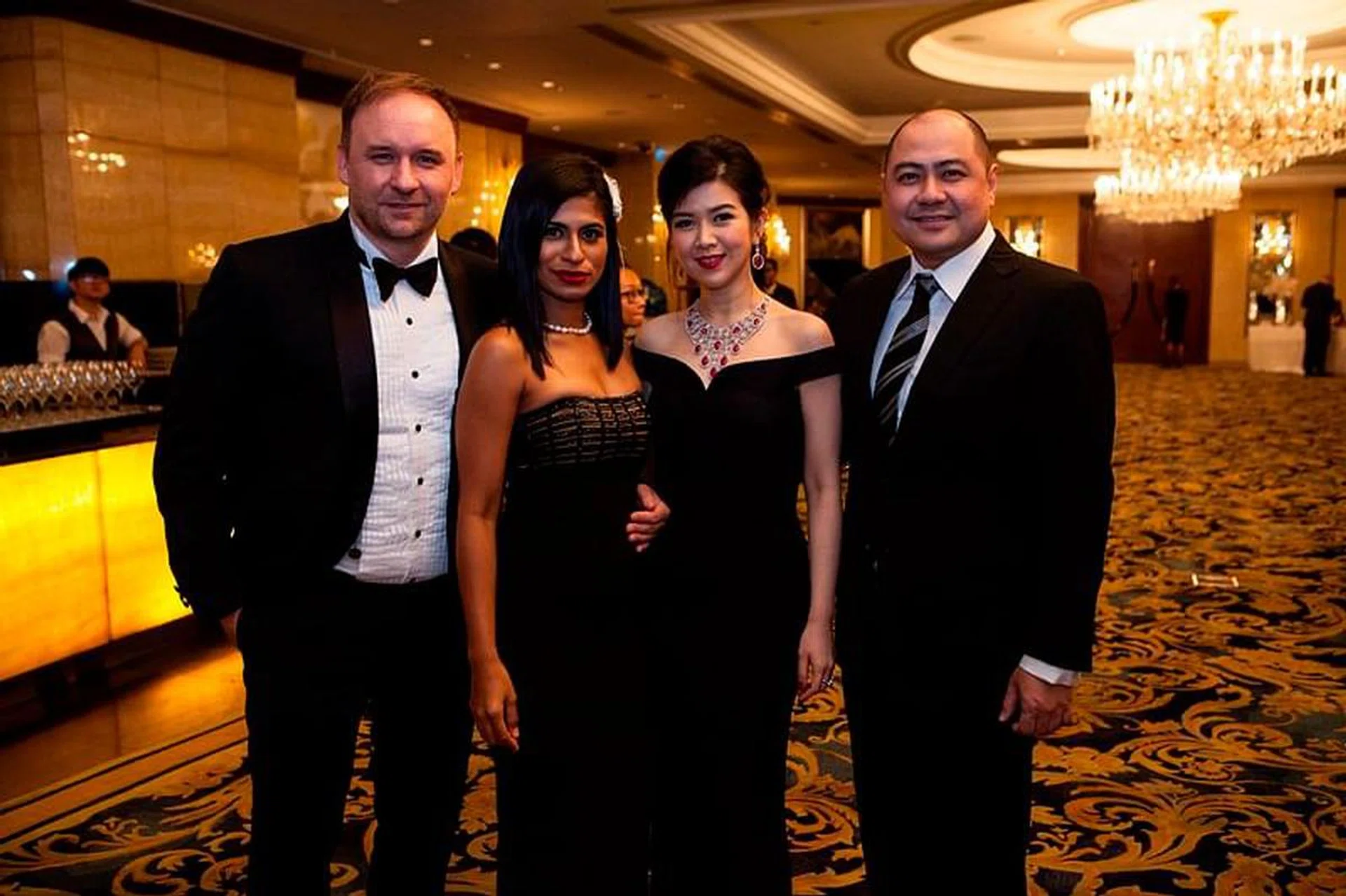 Thorsten Walther, Vanessa Walther, Catherine Sugiarso & Rudy Handojo