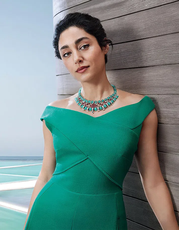 Rituel necklace is inspired by Mesoamerican