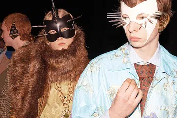 Gucci FW show masks