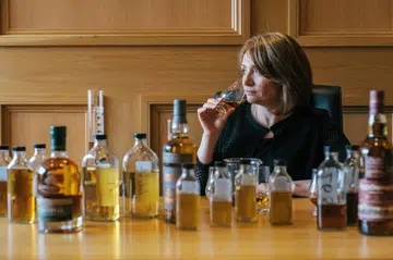 Rachel Barrie in the blending room