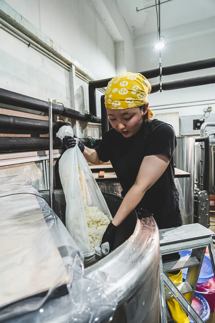 The sake production process at Orchid Craftworks. (Photo: Orchid Craftworks) 