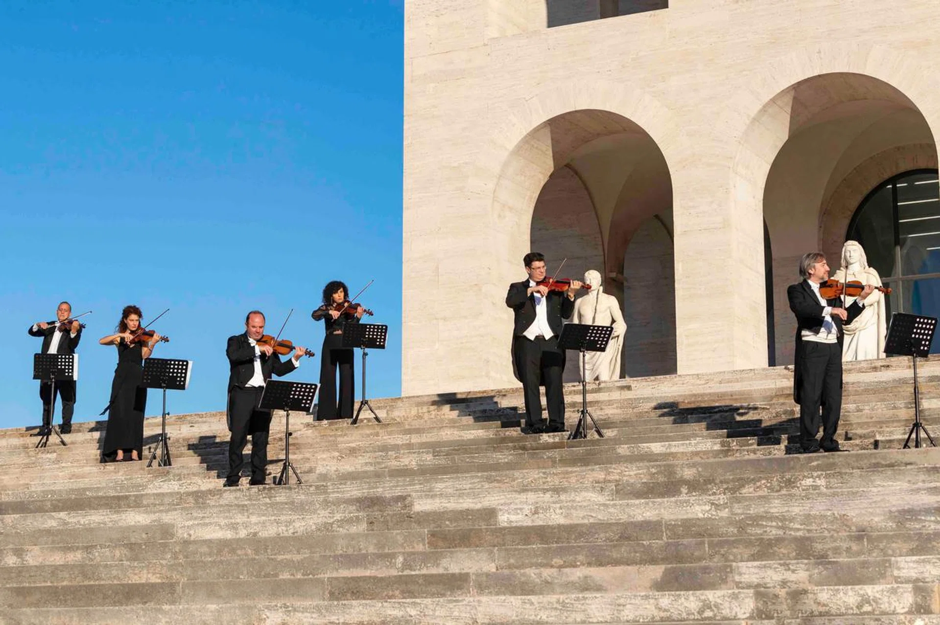 The Accademia di Santa Cecilia orchestra.