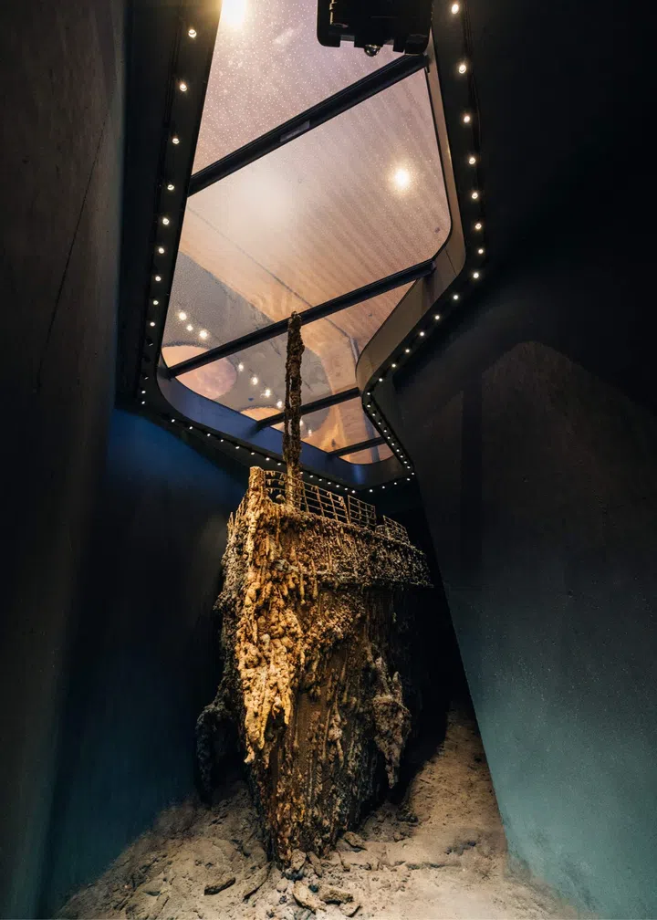The National Geographic Society’s renovated headquarters brings discoveries to life like never before via artifact displays, unforgettable images, innovative media, and surprise and delightful moments such as the floor casing of the RMS Titanic, discovered by National Geographic Explorer at Large Bob Ballard