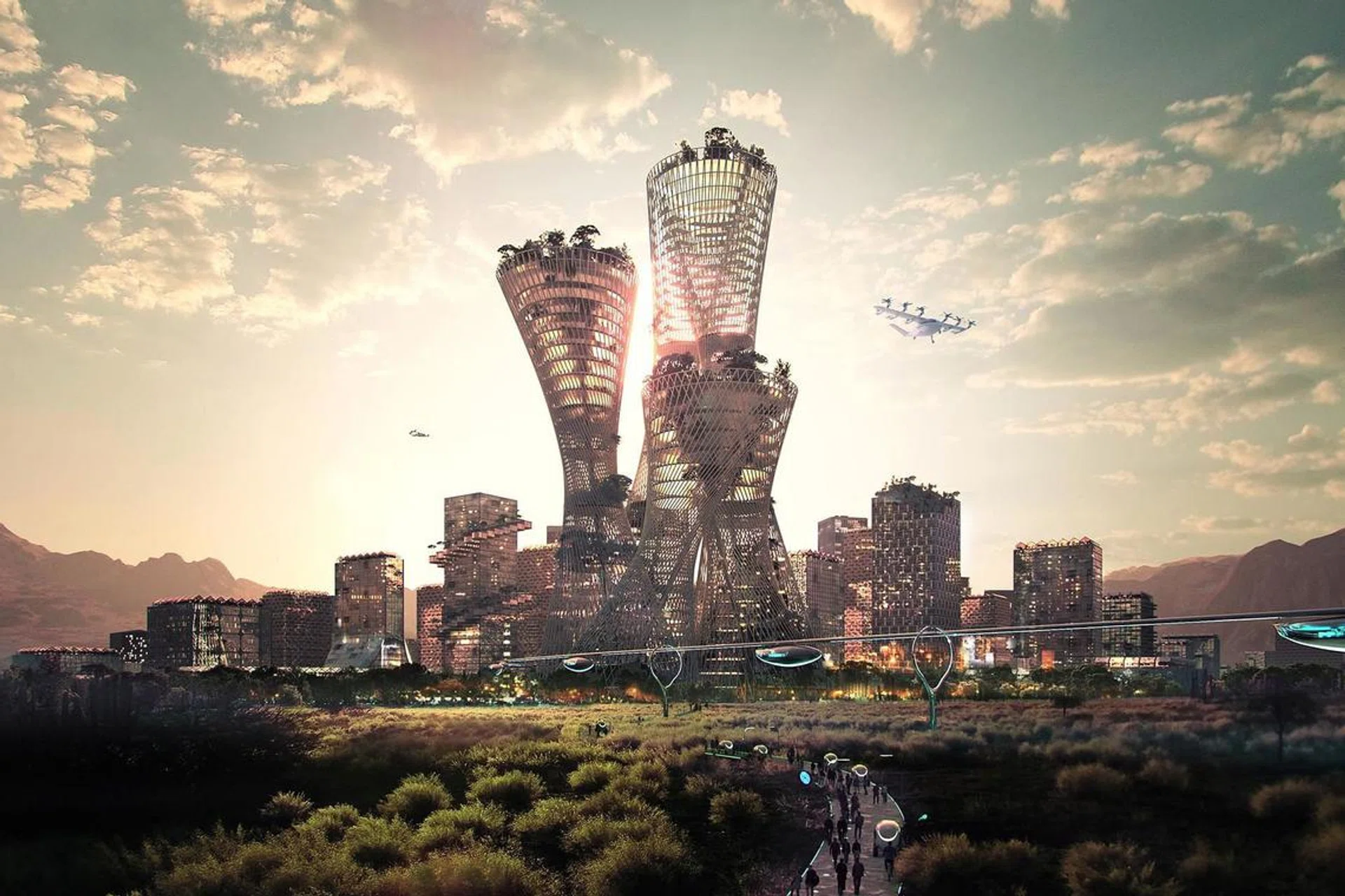 The megacity of the future by Marc Lore and BIG