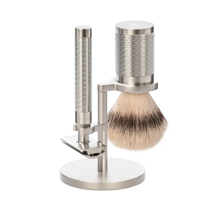MÜHLE Rocca Stainless Steel Shaving Set