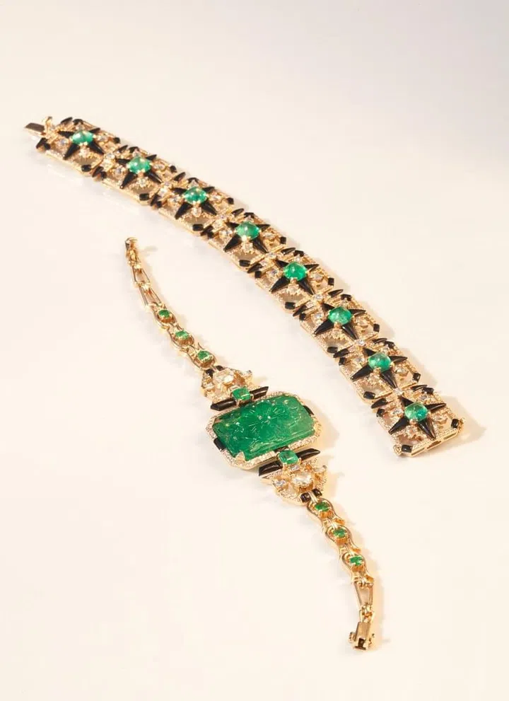 Tallin Jewels' Sharp Form bracelets fuse ancient Indian craftsmanship with a contemporary vibe (Photo: Tallin Jewels)