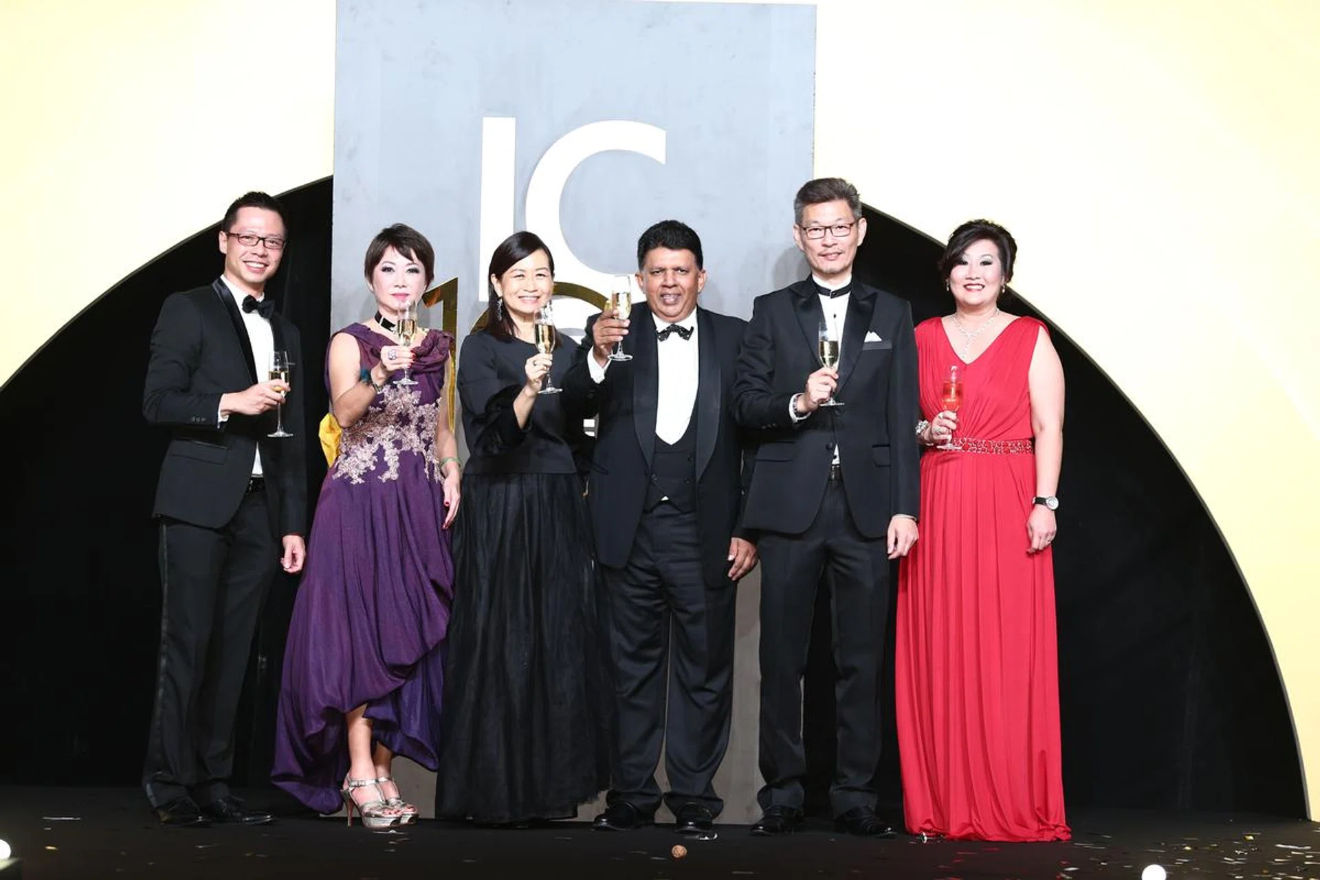 Christopher Chan, Elsie Yah, Caroline Ngui, Patrick Daniel, Dennis Pua & Joanna Lee Miller