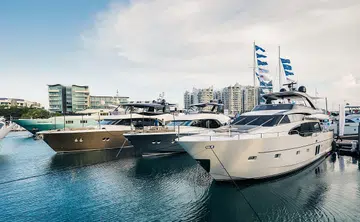Singapore Yacht Show boats