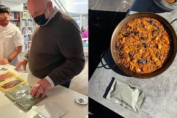 Top chef José Andrés concocted a paella for the private mission to the ISS.