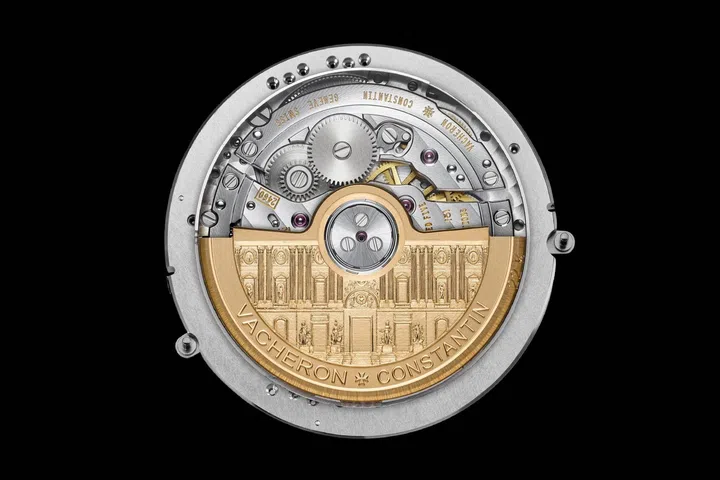The Vacheron Constantin calibre 2460 G4/2 with four apertures along the dial periphery is made for artistic watches