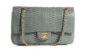 chanel halt exotic skin python bag