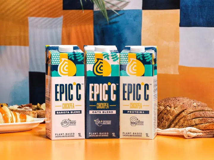 Growthwell’s Epicc Milk is the world’s first milk made exclusively with chickpeas. (Photo: Growthwell Foods)