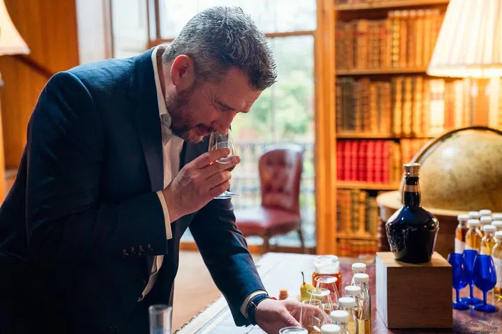 For the Time Series  51 Year Old, Sandy Hyslop hand-selected whiskies from some of the finest distilleries across Scotland. (Photo credit: Royal Salute)
