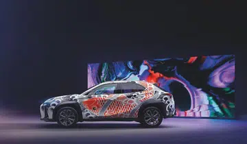 Lexus Tattoo Art Car