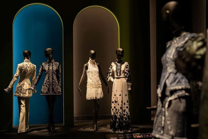 Part of the designs from the retrospective, Andrew Gn: Fashioning Singapore and the World (Photo: Asian Civilisations Museum)