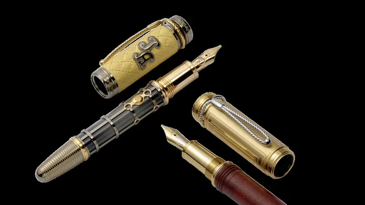 The Montblanc Writers Edition Homage to Jane Austen Limited Editions 97 and 1813 (Photo: Montblanc)