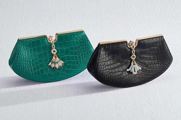 Bvlgari Eclettica Divas’ Dream evening bag in alligator leather