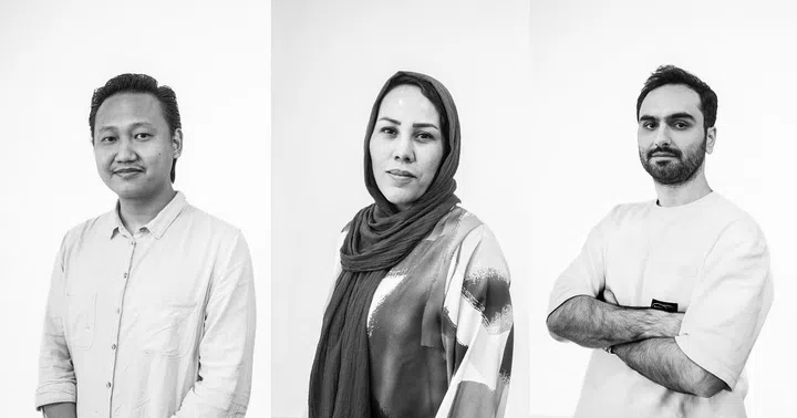 (From left to right) Sai Paing Htet Linn, Masuma Tavakoli, Nour Aldeen Salama. (Photos: =DREAMS Asia/FUGEE)
