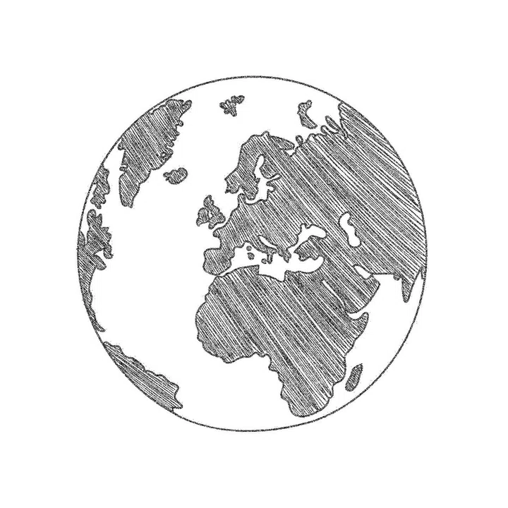 world map globe