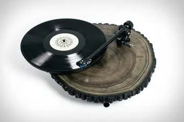 ash wood turntable