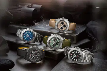 Watches from the updated Breitling Avenger collection.