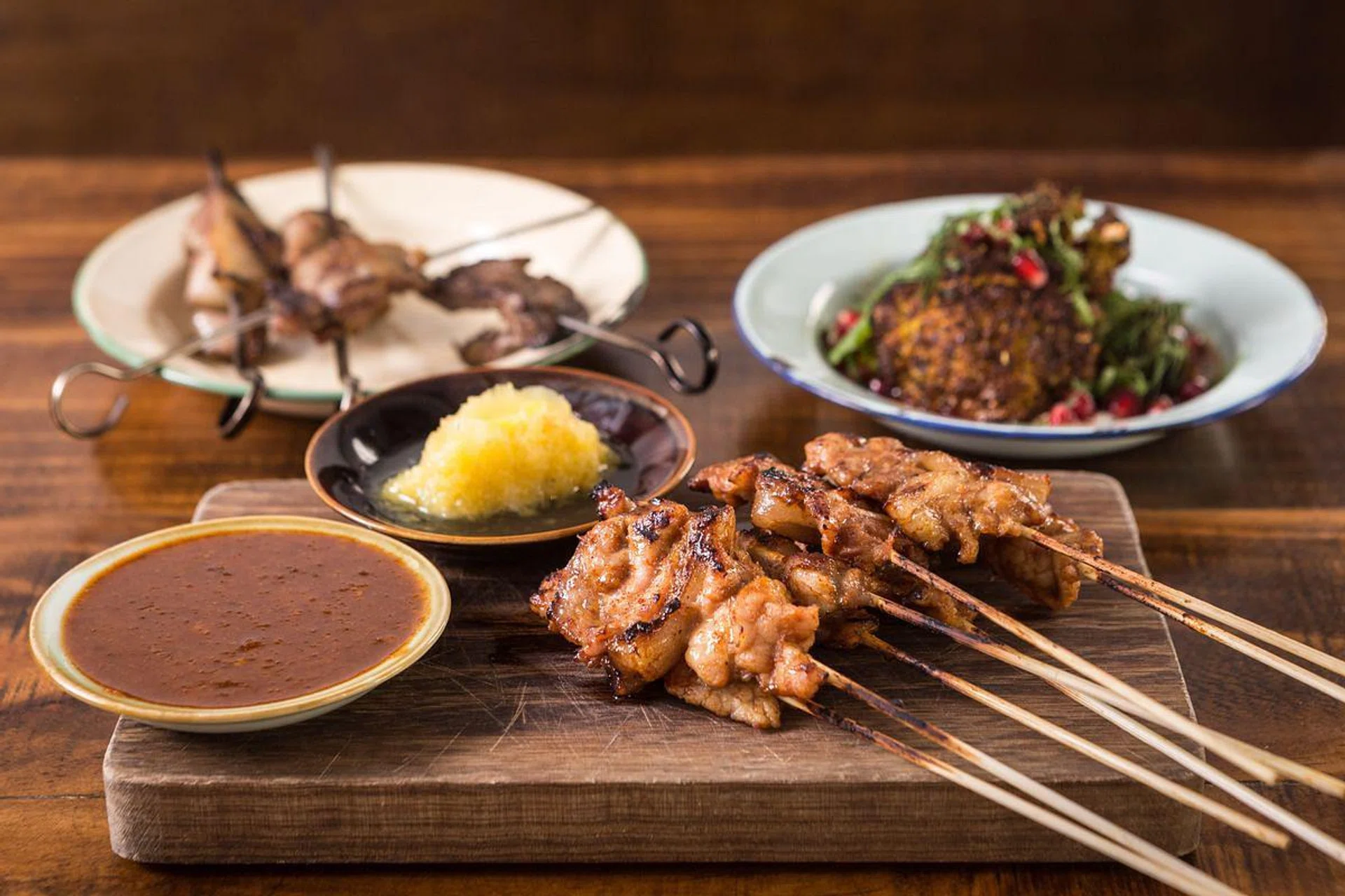Satay platter 