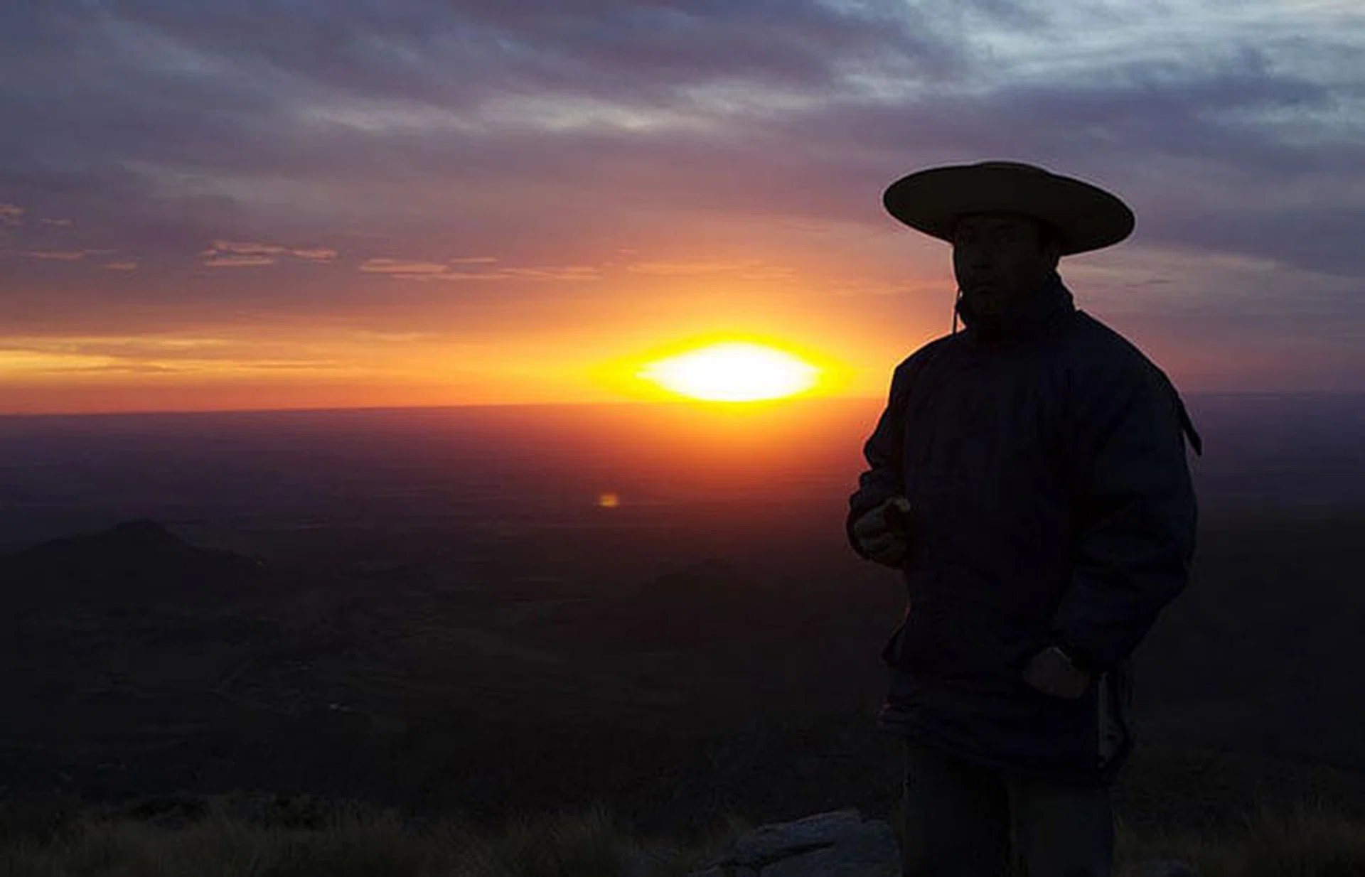 Working with gauchos in the Andes.