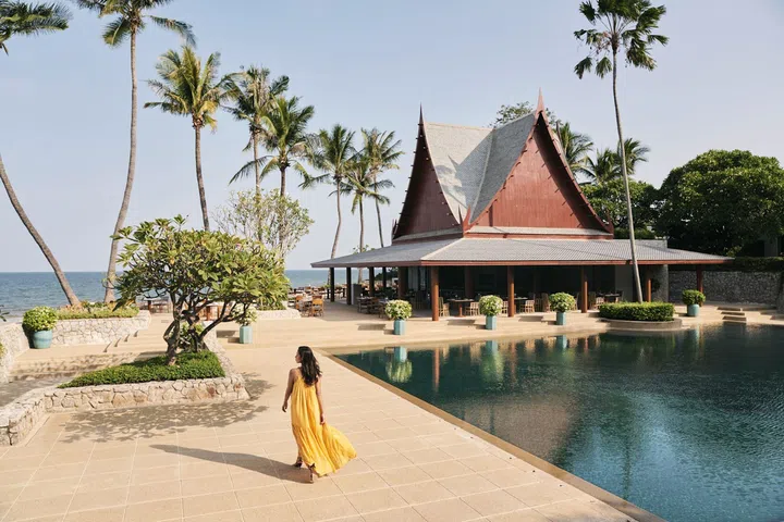 The resort’s restaurant, Taste of Siam, prepares guests’ meals thrice daily, focusing on clean eating and mindful portions. (Photo: Chiva-Som Hua Hin)