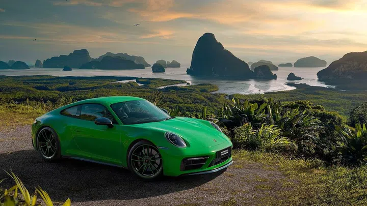 Green tones are the most popular PTS colour choices, particularly on Porsche 911s. (Photo: Porsche)