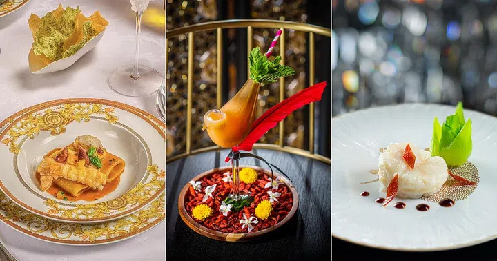 The dishes and drinks at Palace Garden, Don Alfonso 1890, and Mesa feature seasonal, fresh ingredients sourced from various regions around the world. (Photo: Grand Lisboa Palace Macau)
