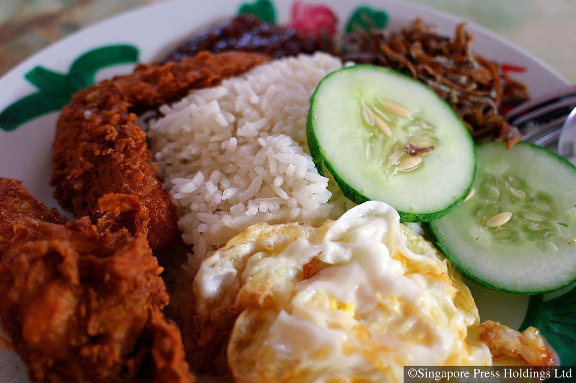 Nasi lemak from Sri Sujana, a stall at Changi Village Food Centre.