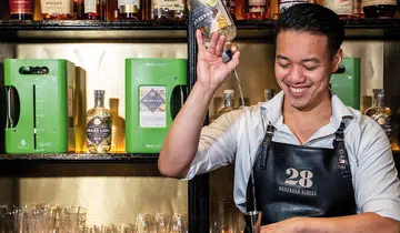 vodka sustainable recycling reusing food waste bars alcohol distillery