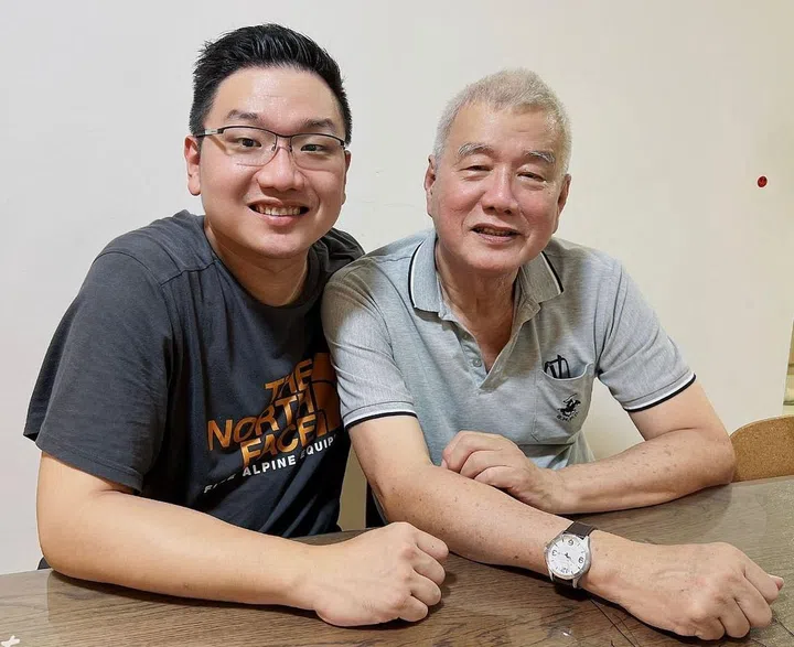 Marvas Ng and his father, Mark. (Photo: Courtesy of Marvas Ng)