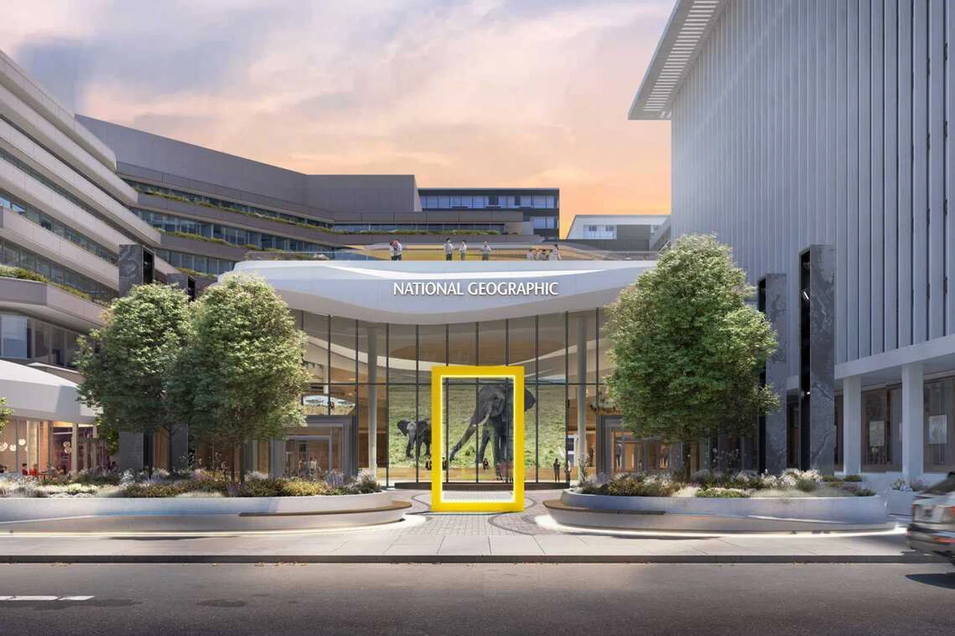 The entrance of the National Geographic Museum of Exploration in Washington, D.C., for which Rolex is a Founding Donor.