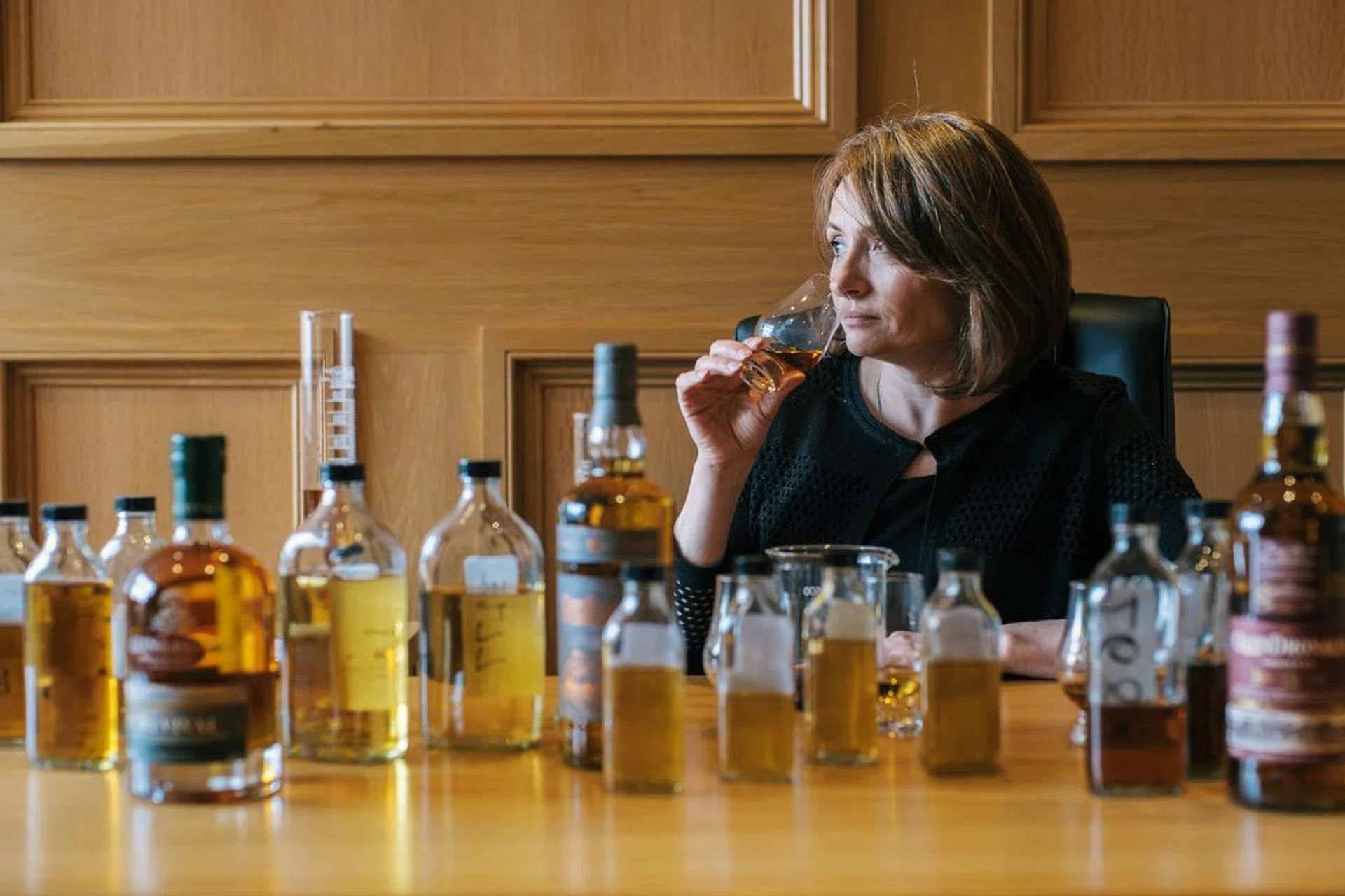 Rachel Barrie in the blending room