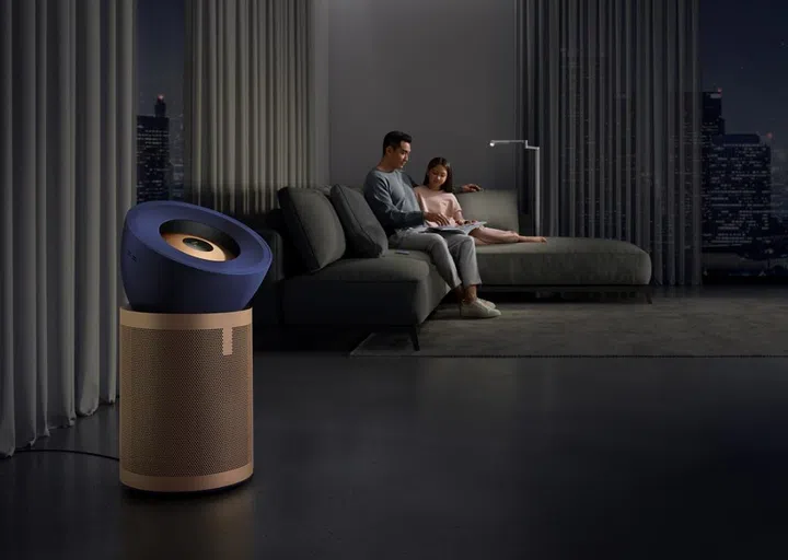 Dyson Purifier Big+Quiet Formaldehyde Air Purifier BP03 (Bright Nickel/Prussian Blue)