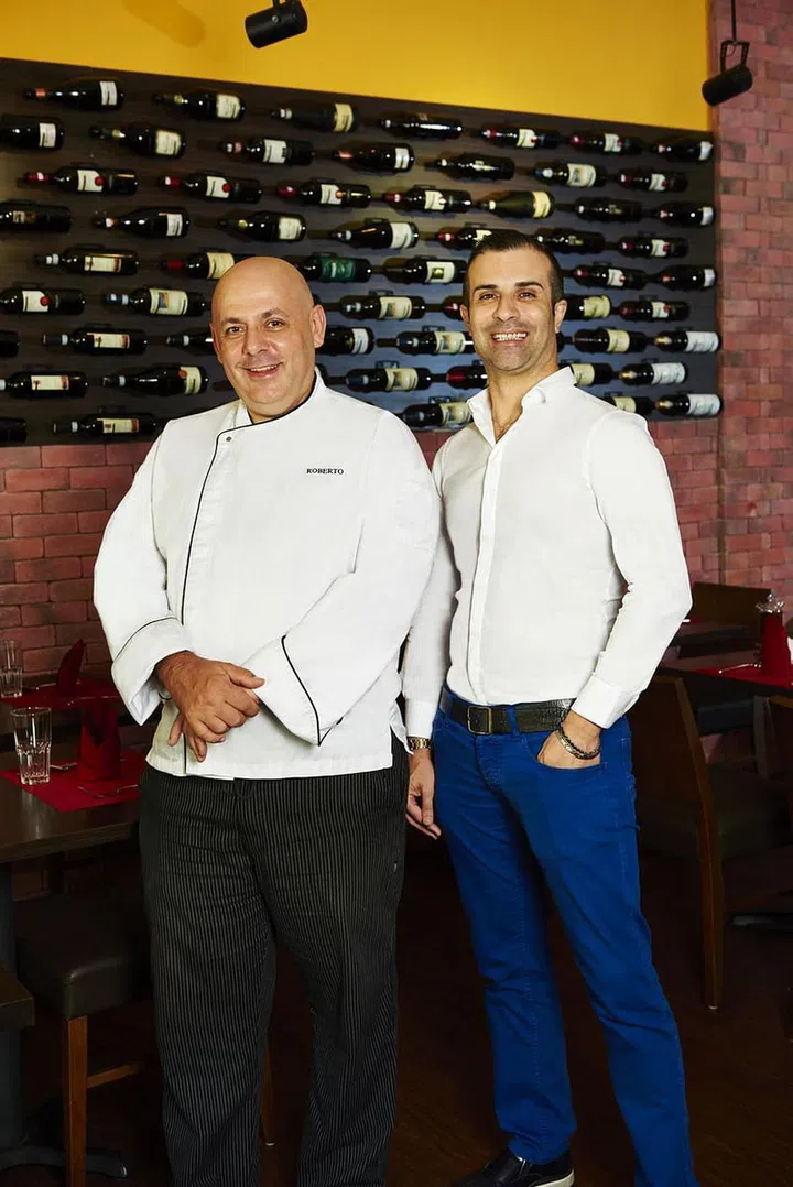 Chef Roberto Galbiati and Antonio Manetto,