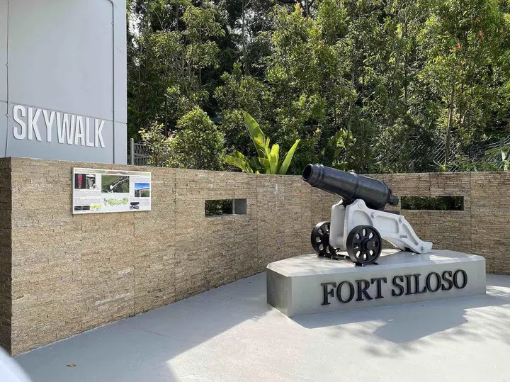 One of the stops in the Colonial Architecture tour is at Fort Siloso.