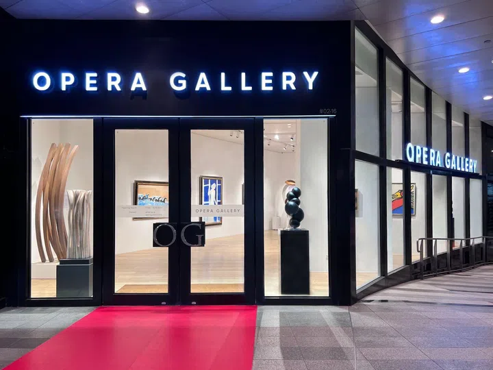 The exterior of Opera Gallery Singapore. (Photo: Opera Gallery)