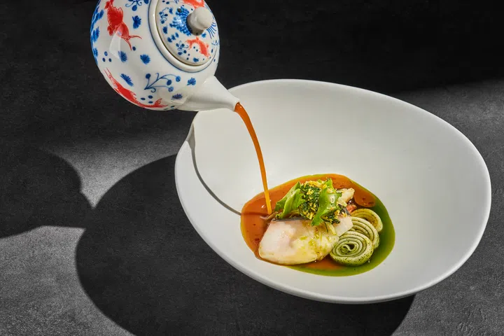 Laksa Siglap, a dish on Labyrinth’s new menu. Made with medai, laksam noodles, and urap. (Photo: Labyrinth)                       