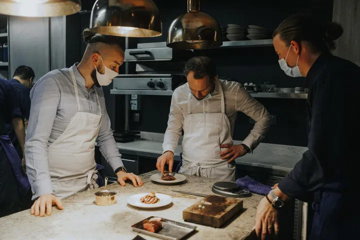 (from left to right) Tristin Farmer, Björn Frantzén and Daniel Everts