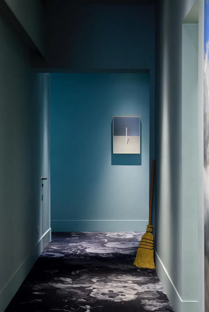 A walkway in Osteria Francescana. Bottura counts many artists as friends, as his dialogues with them help both parties create something different. (Photo: Paolo Terzi)
