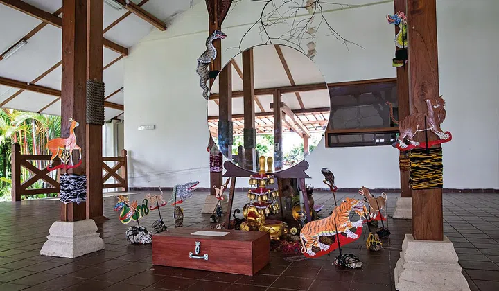 Moving Earth, Crossing Water, Eating Soil (2022) is part of the Singapore Biennale 2022 (Photo: Singapore Art Museum)