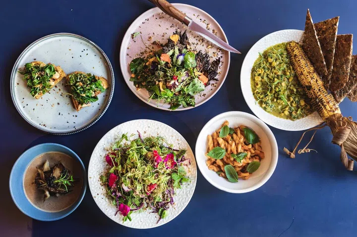 Fura’s plates are mostly plant-based. (Photo: Fura Singapore)