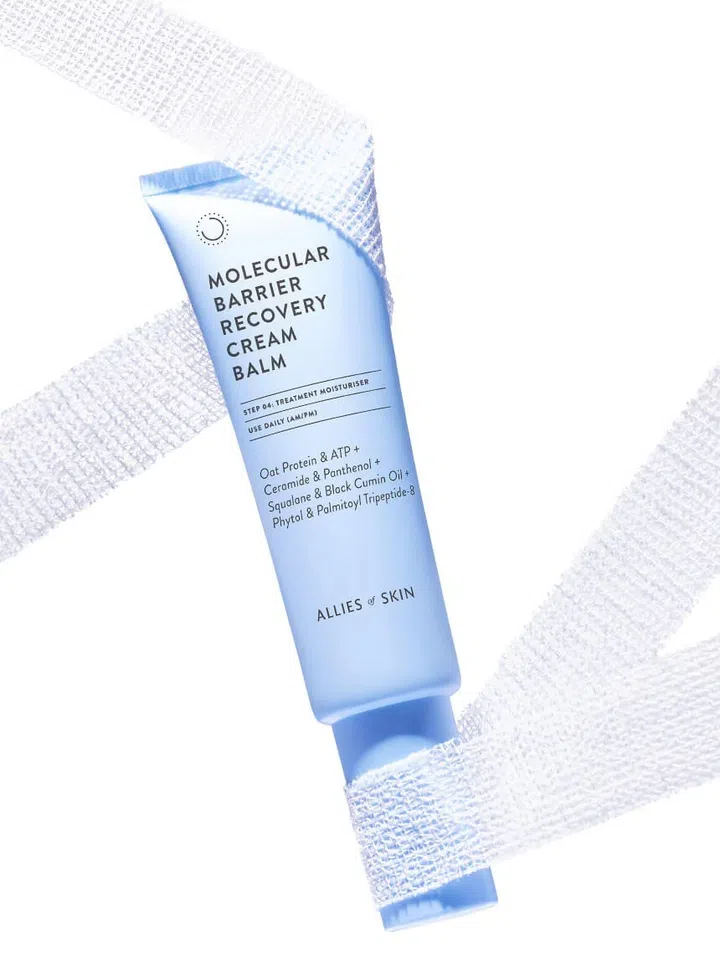 Allies of Skin Molecular Barrier Recovery Cream Balm | Best moisturisers and skincare to use on an aeroplane