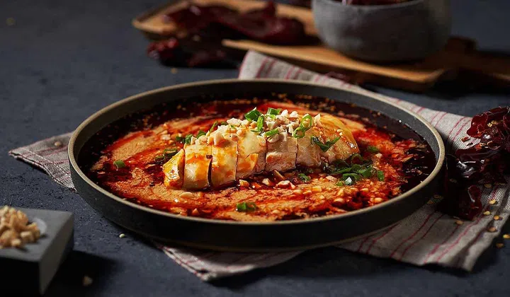 Spicy Sichuan chicken from Shang Social