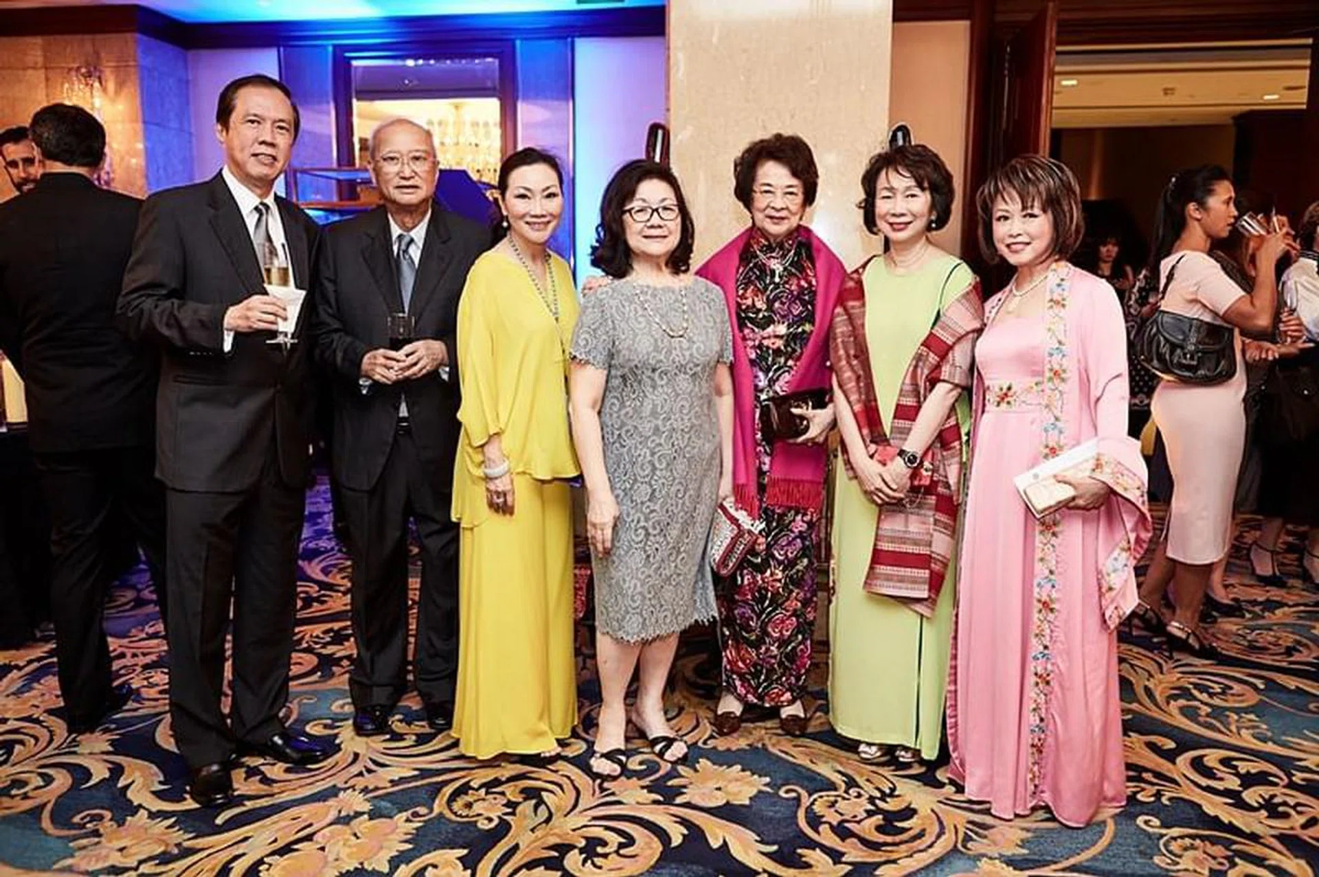 Henry Wong, Tan Buan Chye, Tina Wong, Dorothy Chan, Margaret Wee, Wee Weiling & Dr Lily Neo