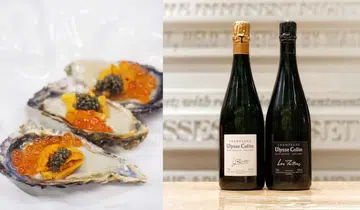 oysters and champagne